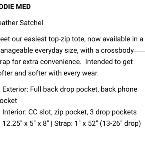 NWOT Hammitt Addie Medium Espresso Reserve - Picture 10 of 10